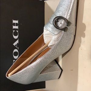 Coach Shoes - COACH Slip On; Jade Loafer; Metallic Leather Upper Coach Shoes - COACH Slip On; Jade Loafer; Metallic Leather Upper